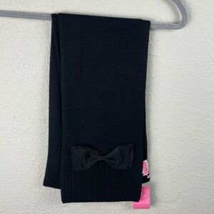 Kate Spade Grosbrain Bow Scarf in Black‎ NWT